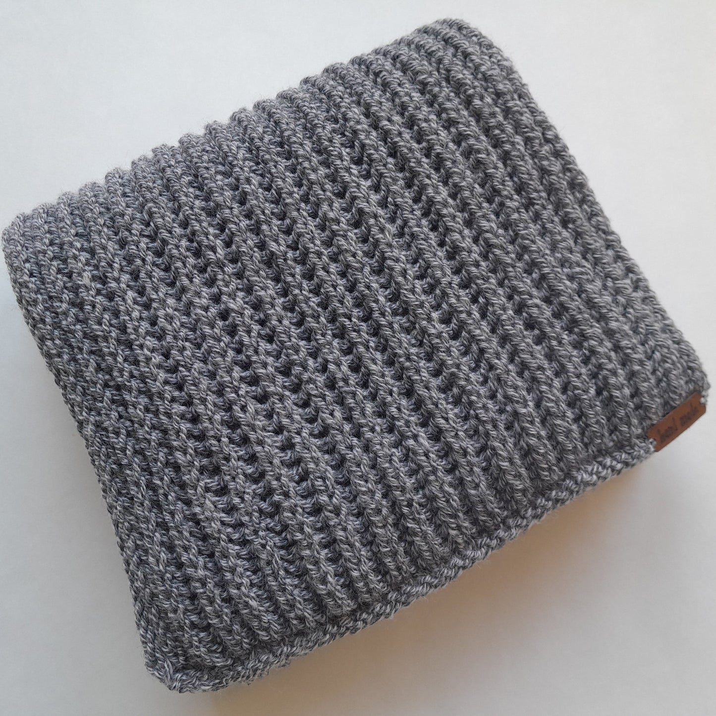 Classic Men`s Scarf Middle-Grey Color