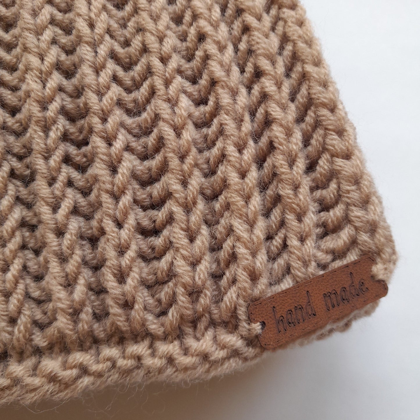 Classic Men`s Scarf Camel Color