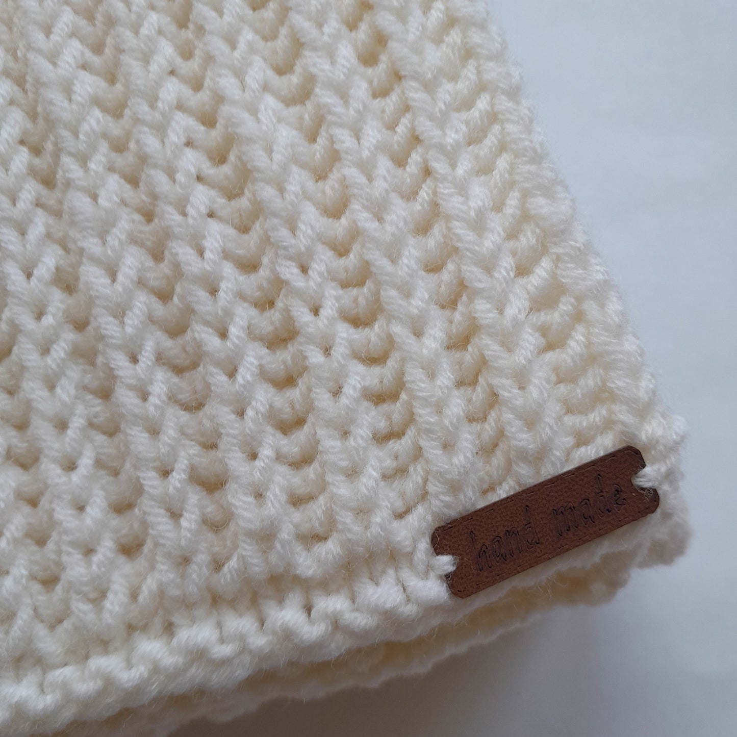 Classic Men`s Scarf White-Off Color