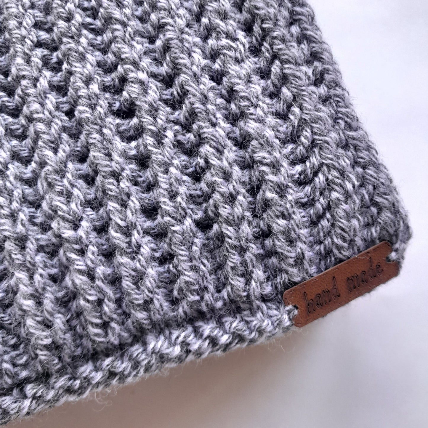 Classic Men`s Scarf Grey-Melange Color