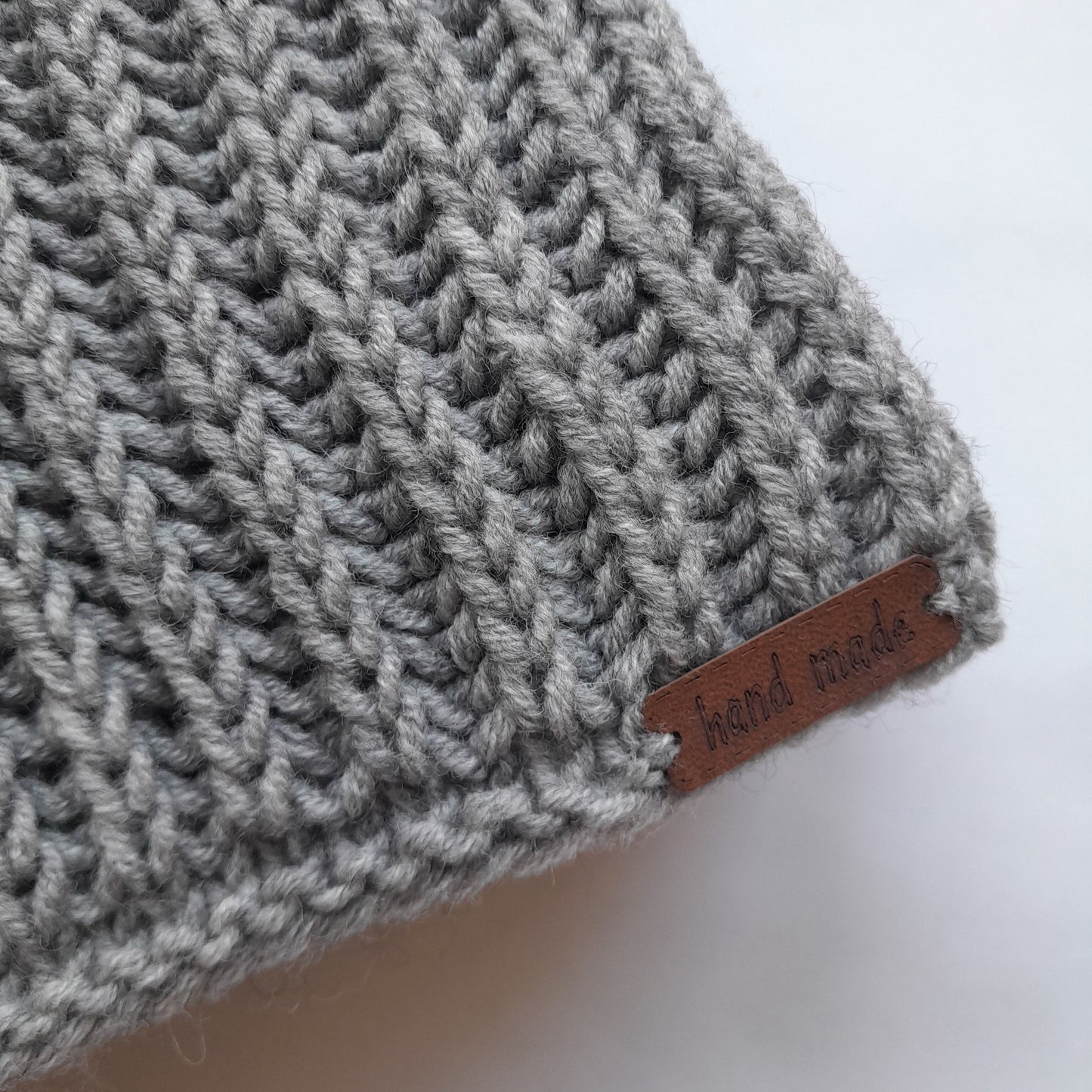 Classic Men`s Scarf Middle-Grey Color